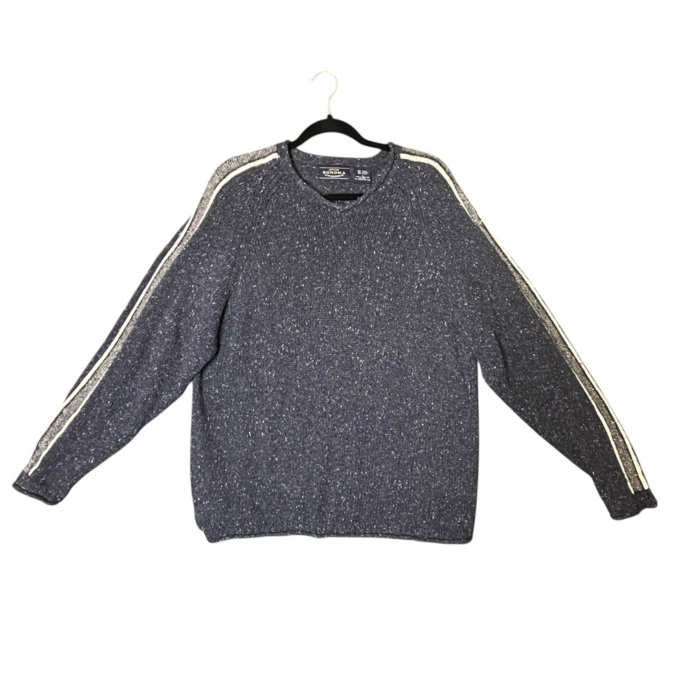 Vintage‎ Sonoma Mens Roll Neck Sweater Fisherman Grunge Cotton Casual Size L